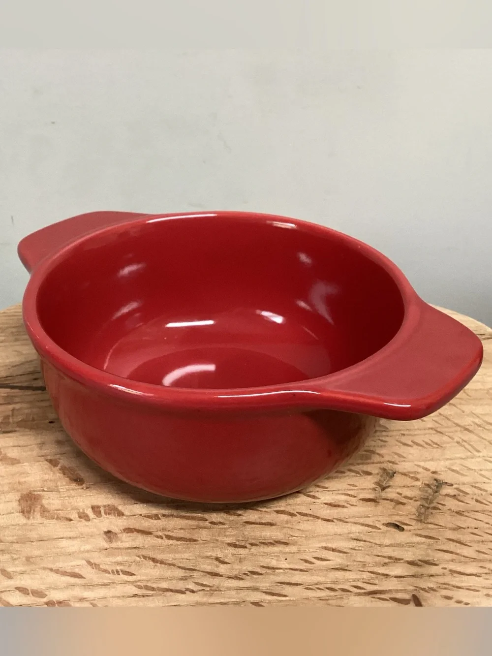 🔴 Vintage Chantal Cookware Casserole Dish / Soup Bowl - Beautiful Red Design